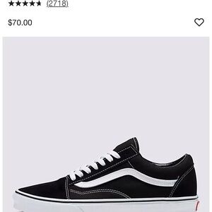 Womens 8.5 Vans Old Skool Shoe